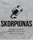 Skorpionų stichija planeta Akmuo